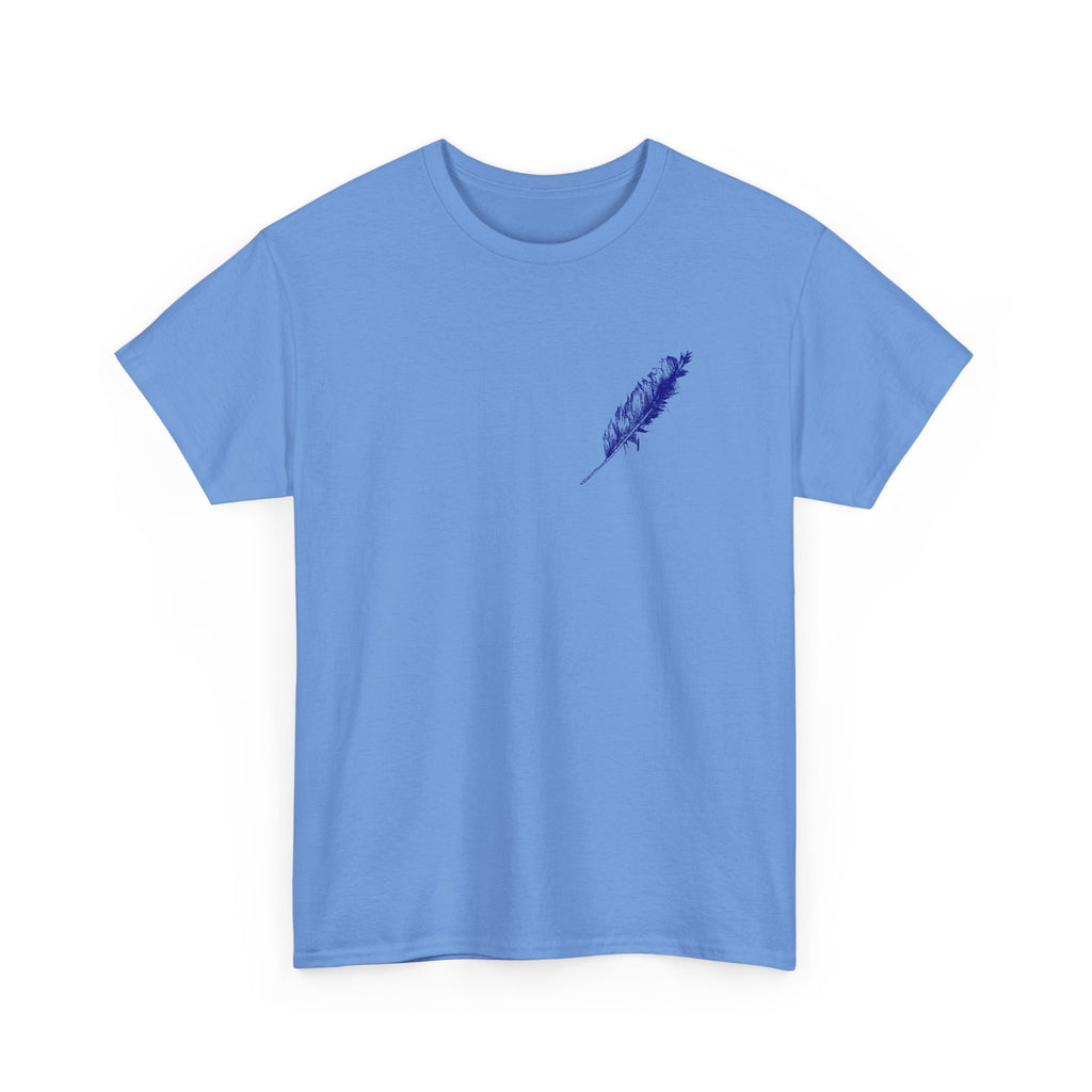 Inspirational Feather Tee — "Do good, bestow kindness" Quote T‑Shirt