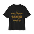 Christianity Quote Tee — C.S. Lewis Sunrise Faith Shirt
