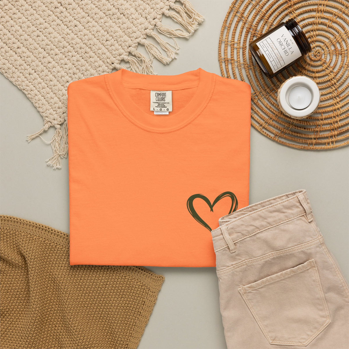 T‑Shirt — 'Tap My Shoulder' Heart Tee (If You Need A Prayer Today)