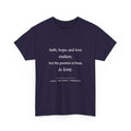 Faith, Hope & Love Tee — 1 Corinthians 13 Inspirational Christian T‑Shirt