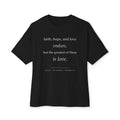 Oversized Boxy Tee — Minimal White Crewneck Shirt
