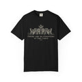 T-Shirt — "There Are No Strangers at This Table" Rustic Dinner Table Graphic