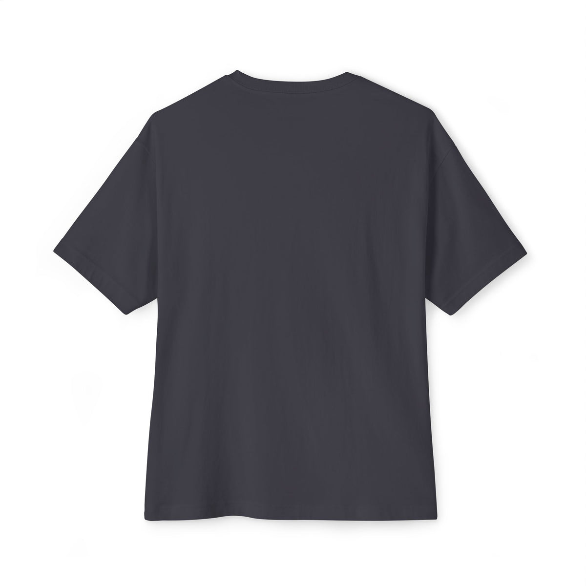 Boxy Oversized Tee — Minimal White Crewneck
