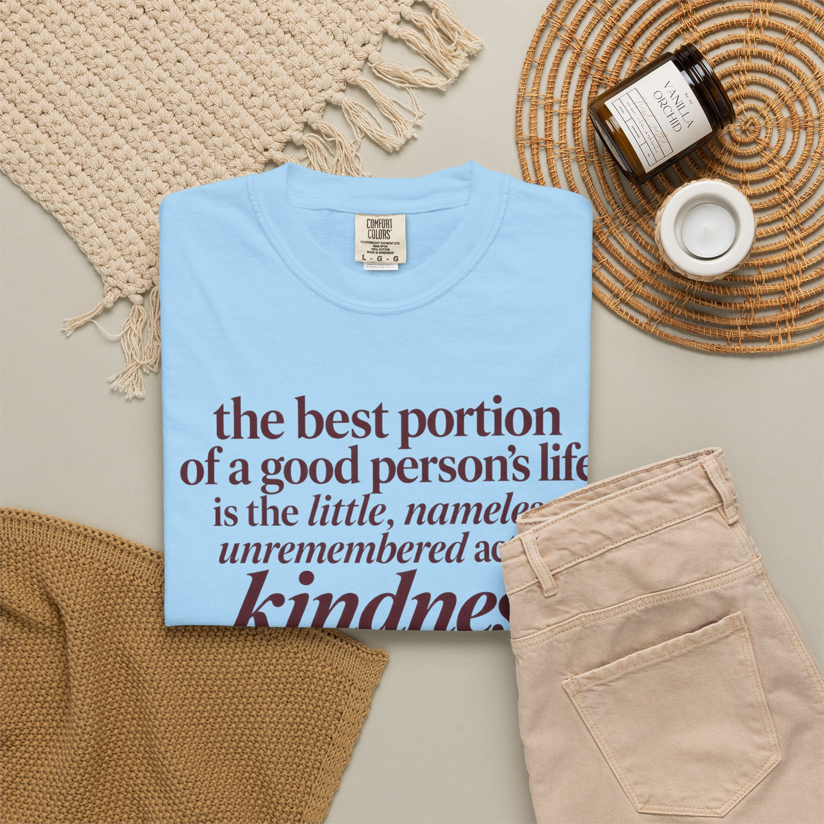 Kindness & Love Quote T-Shirt — Inspirational Allen Lacy Quote Tee