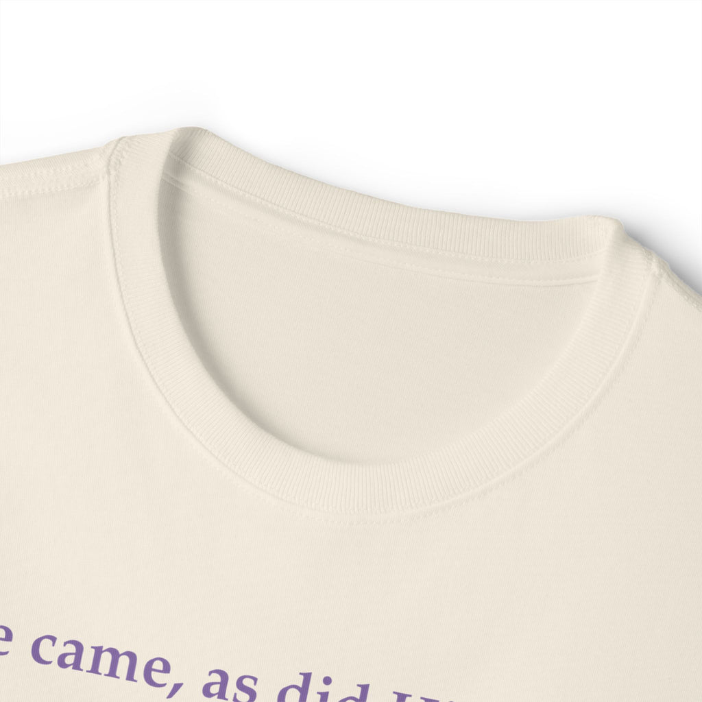 Boxy Tee — "He Came, As Did His Lord: Not to Be Served, But to Serve" Christian Graphic Shirt