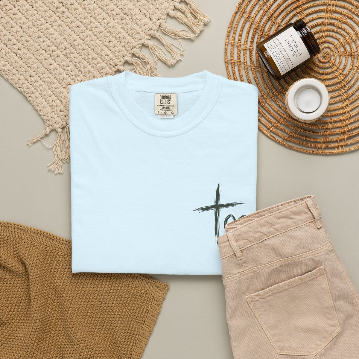 Christian Graphic T-Shirt — "I Was Carried to the Table" Faith Tee