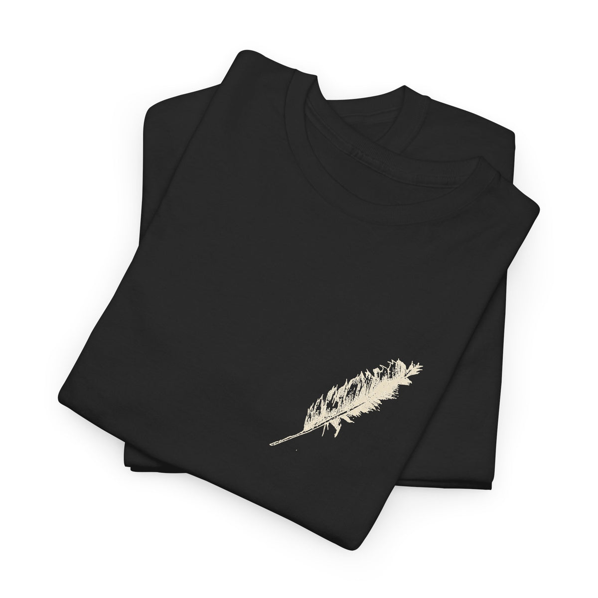 Inspirational Feather Tee — "Do good, bestow kindness" Quote T-Shirt