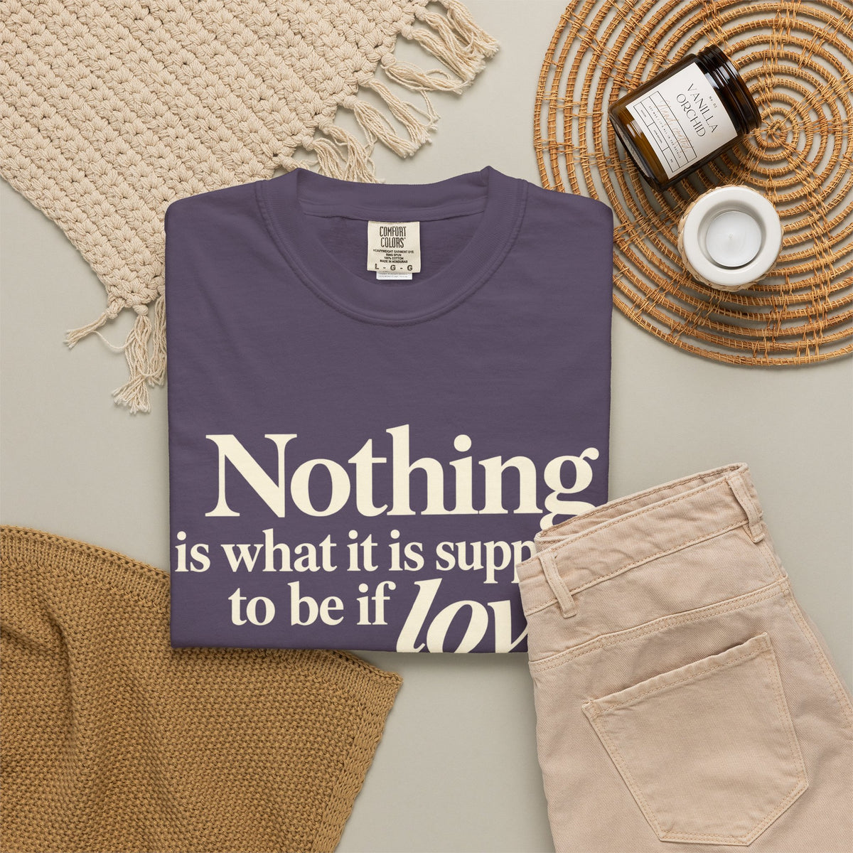 T-Shirt — “Nothing is what it is supposed to be if love is not at the core.” Inspirational Quote Tee