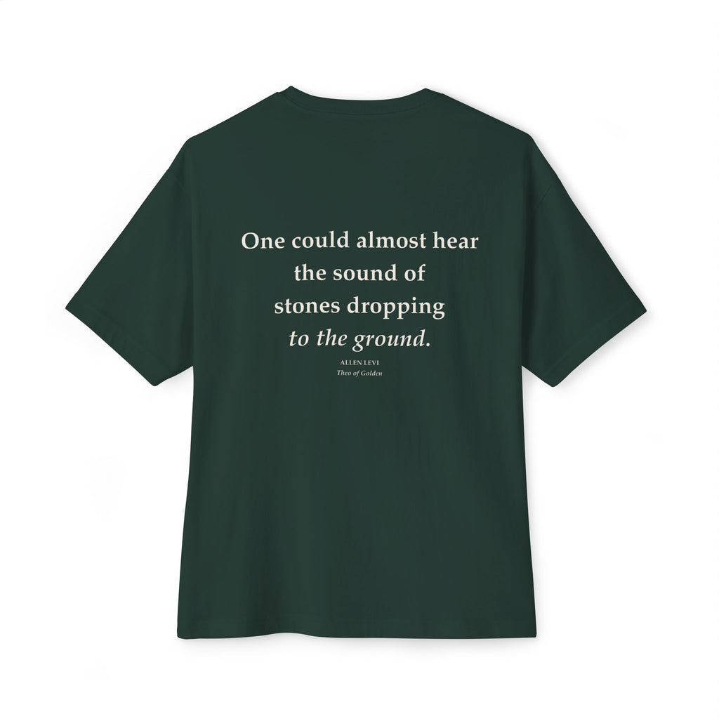 Feather Minimalist Tee — "Enjoy the Journey" Chest Graphic