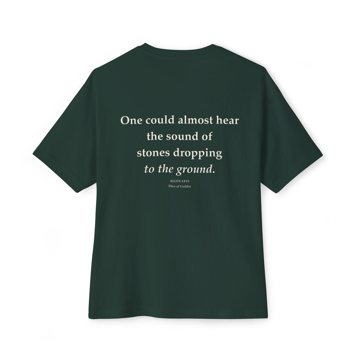Feather Minimalist Tee — "Enjoy the Journey" Chest Graphic