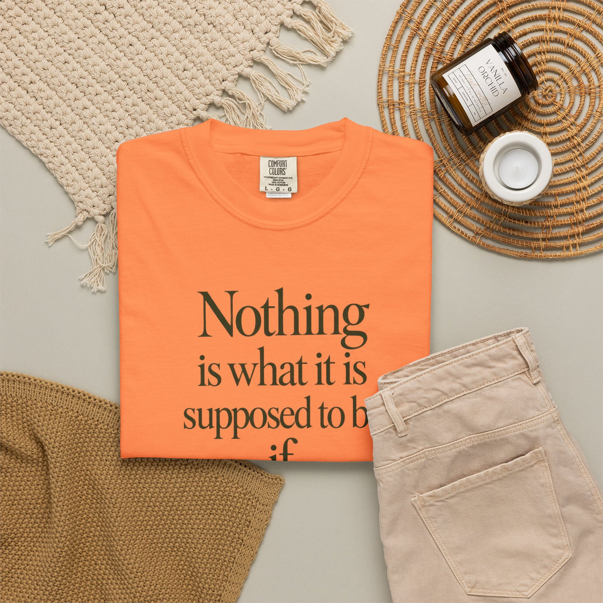 Nothing Is What It Is T-Shirt — "If Love Is Not at the Core" Inspirational Tee