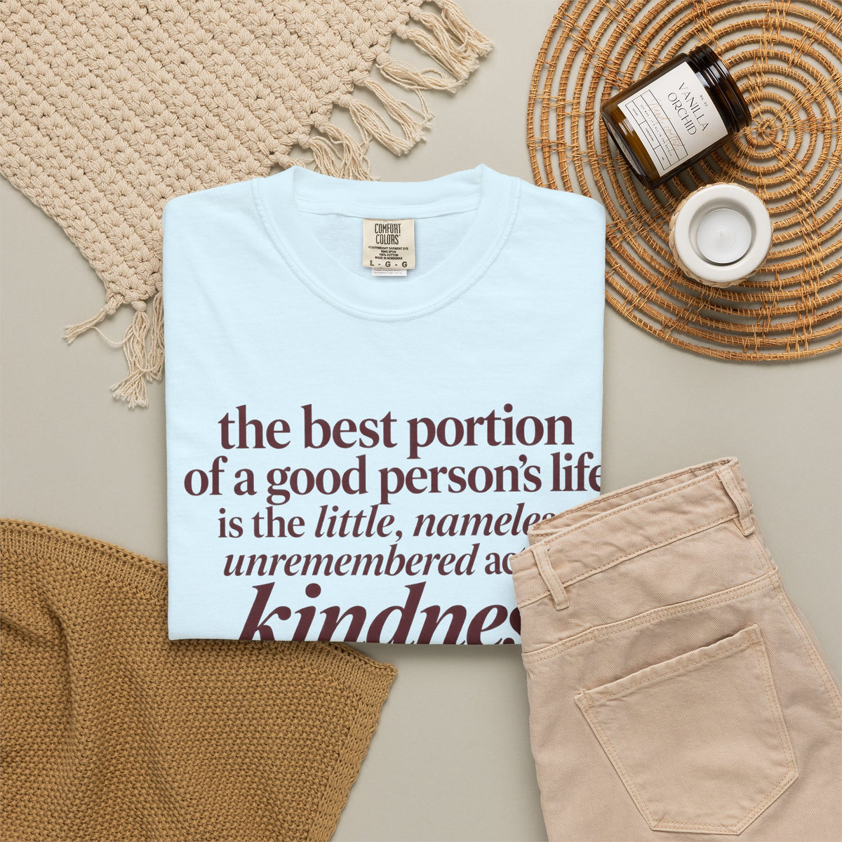 Kindness & Love Quote T-Shirt — Inspirational Allen Lacy Quote Tee