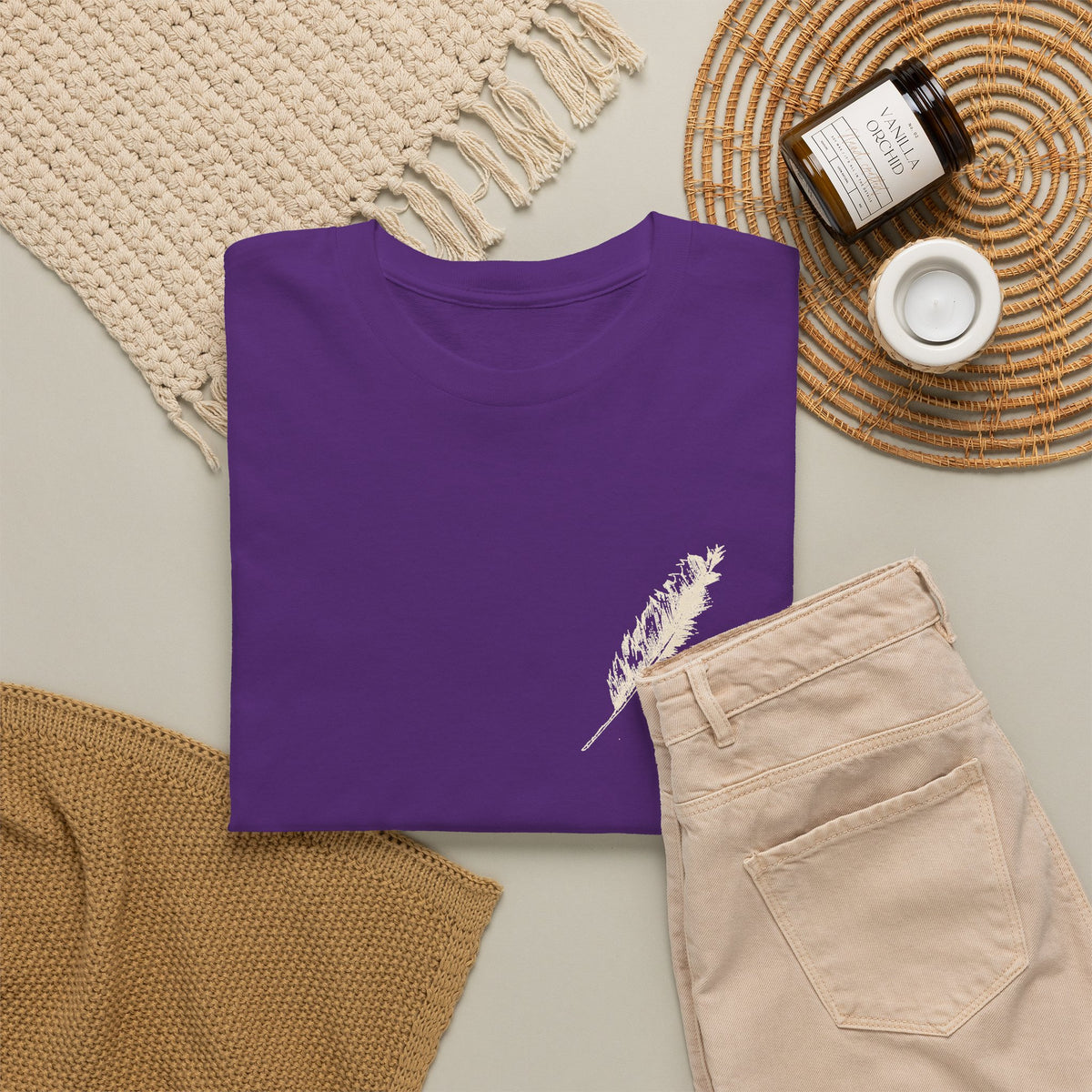 Inspirational Feather Tee — "Do good, bestow kindness" Quote T-Shirt