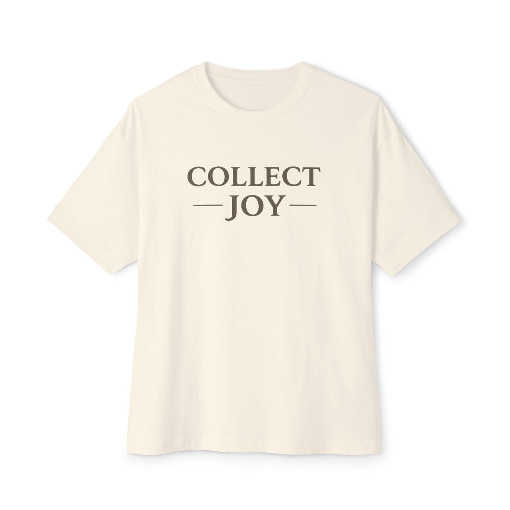 Collect Joy Tee — Minimalist Inspirational Graphic Tee