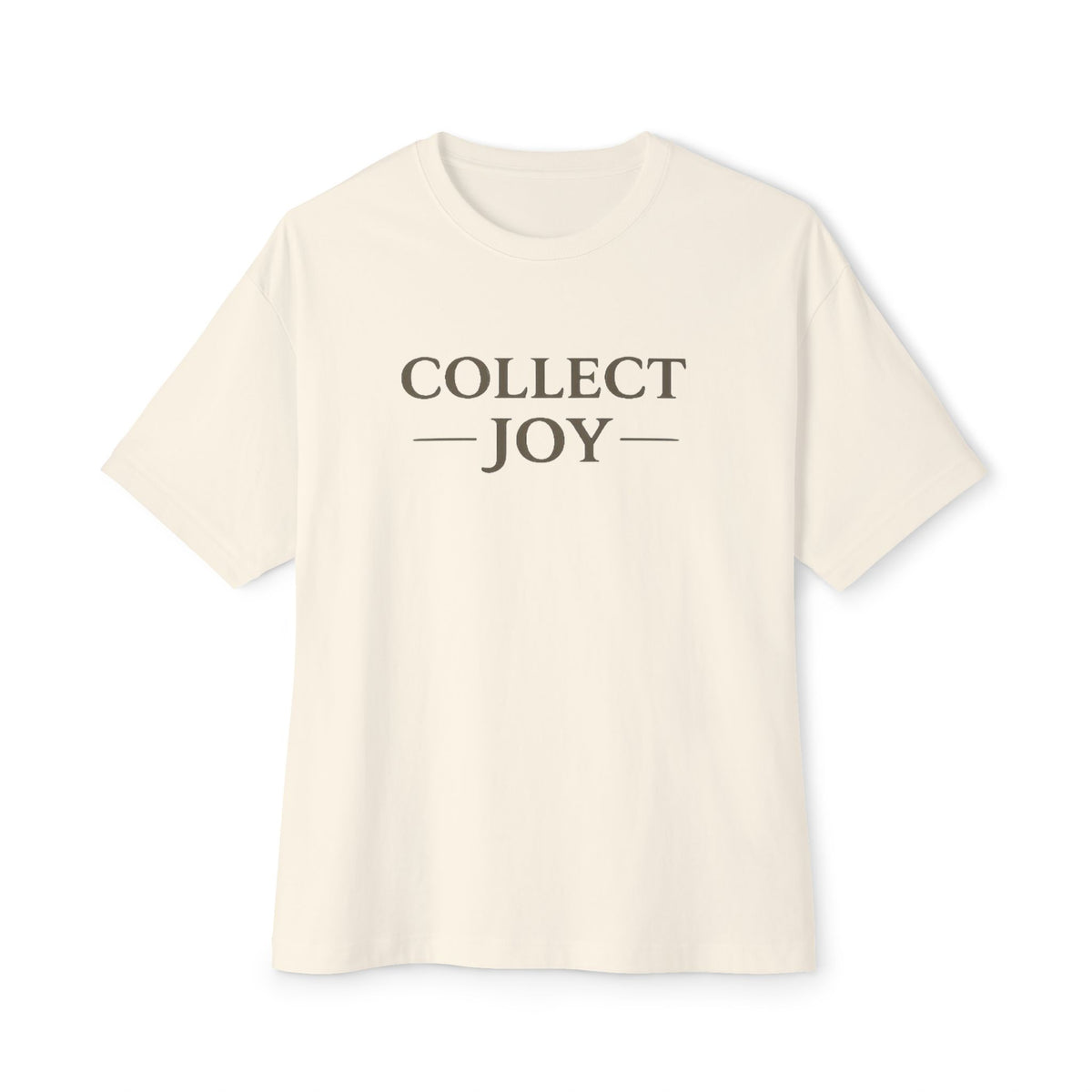 Collect Joy Tee — Minimalist Inspirational Graphic Tee