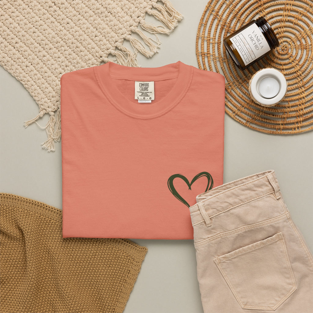T‑Shirt — 'Tap My Shoulder' Heart Tee (If You Need A Prayer Today)