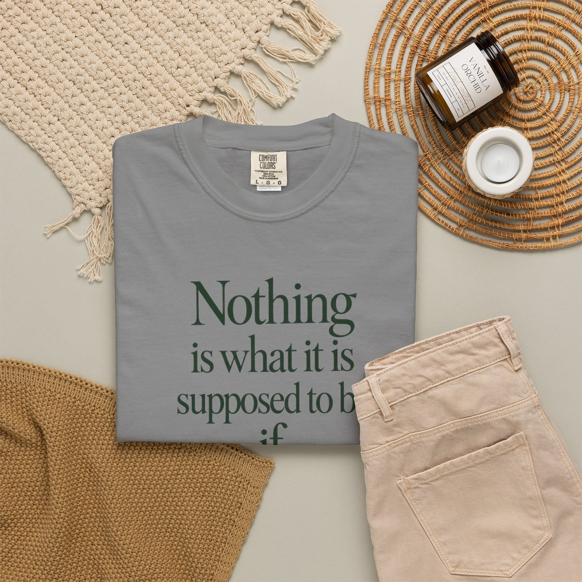 Nothing Is What It Is T-Shirt — "If Love Is Not at the Core" Inspirational Tee
