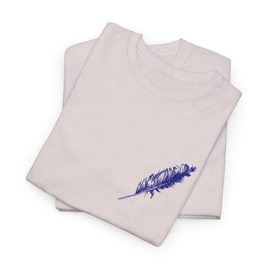 Inspirational Feather Tee — "Do good, bestow kindness" Quote T‑Shirt