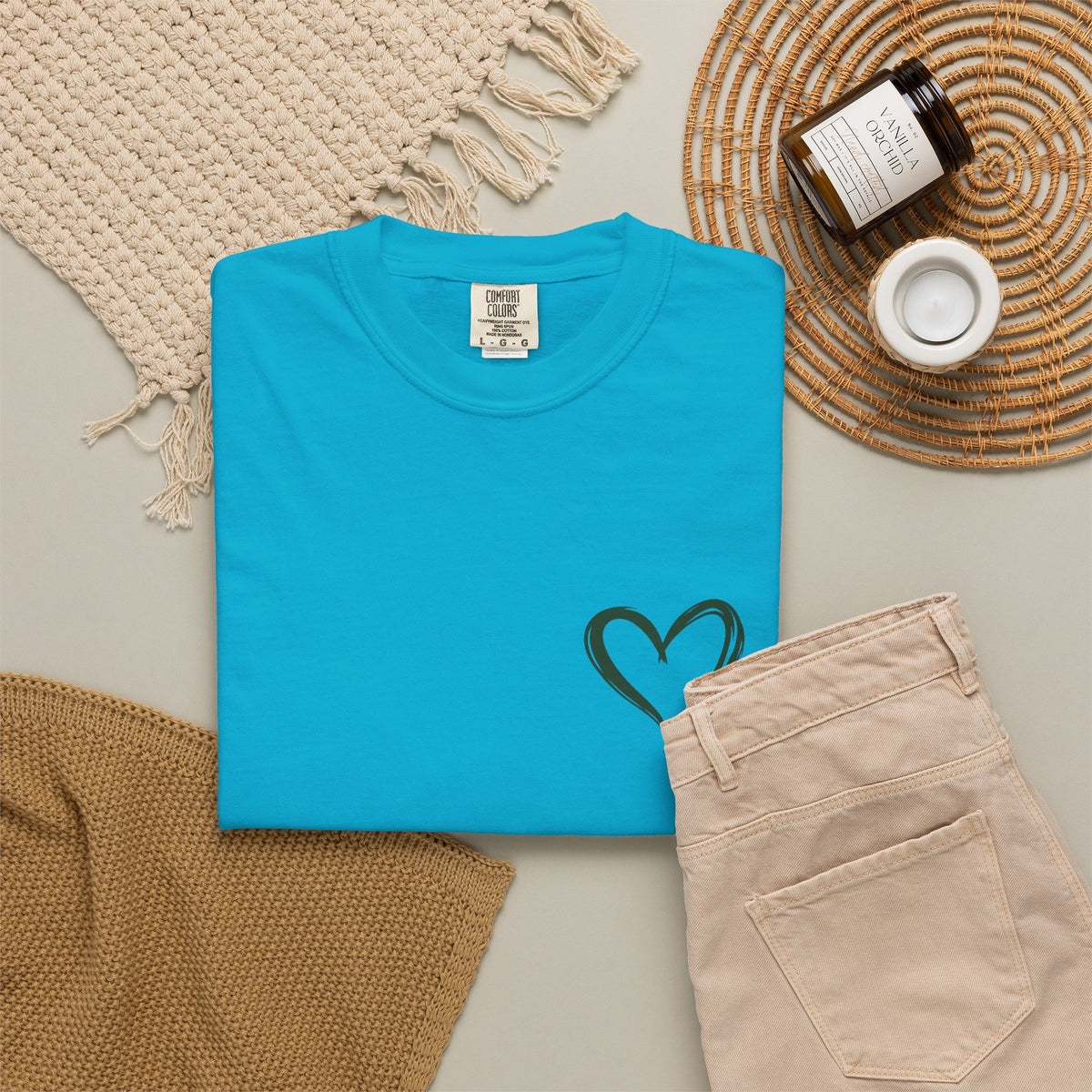T‑Shirt — 'Tap My Shoulder' Heart Tee (If You Need A Prayer Today)