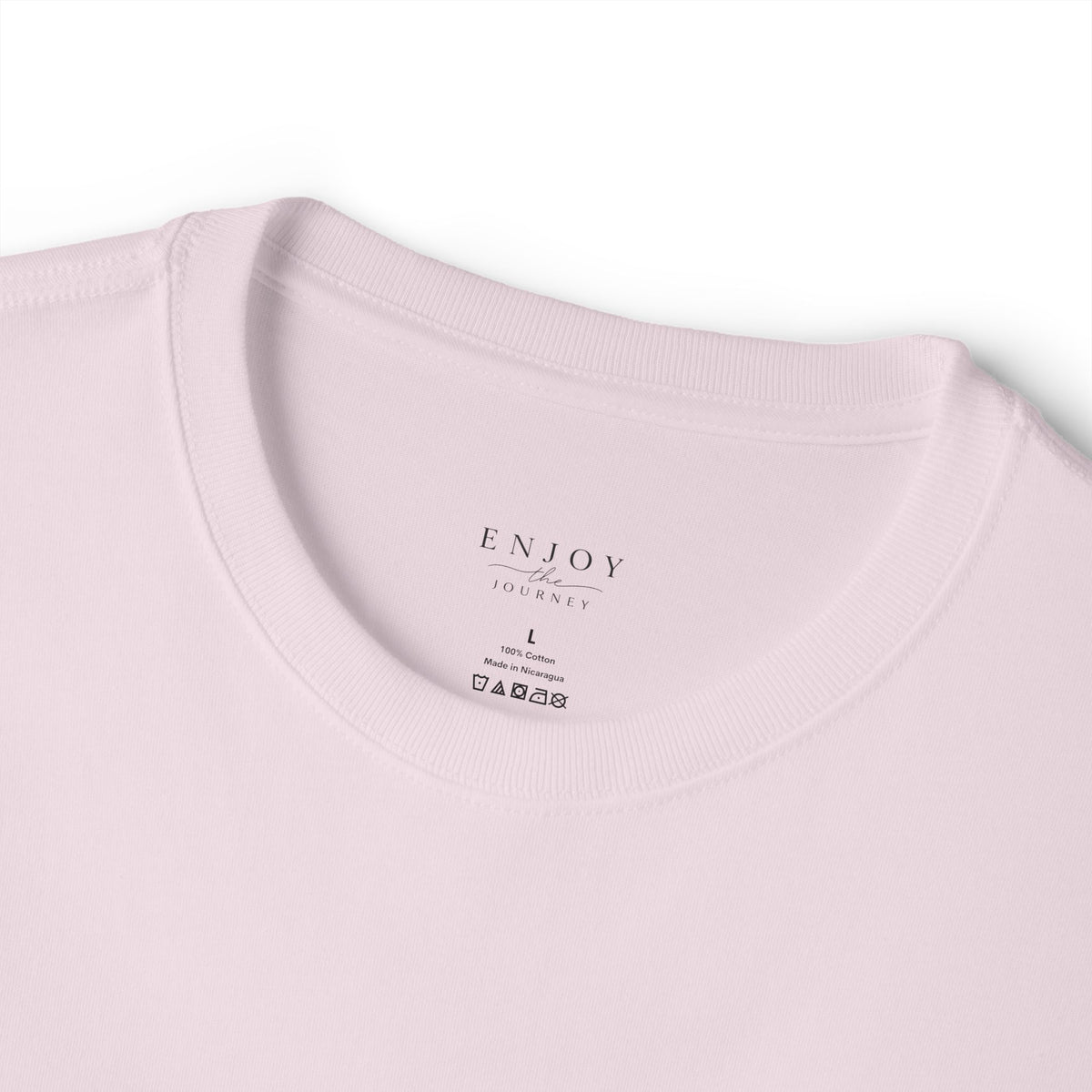 Minimal Heart Boxy Tee — Cute Pink Oversized T‑Shirt