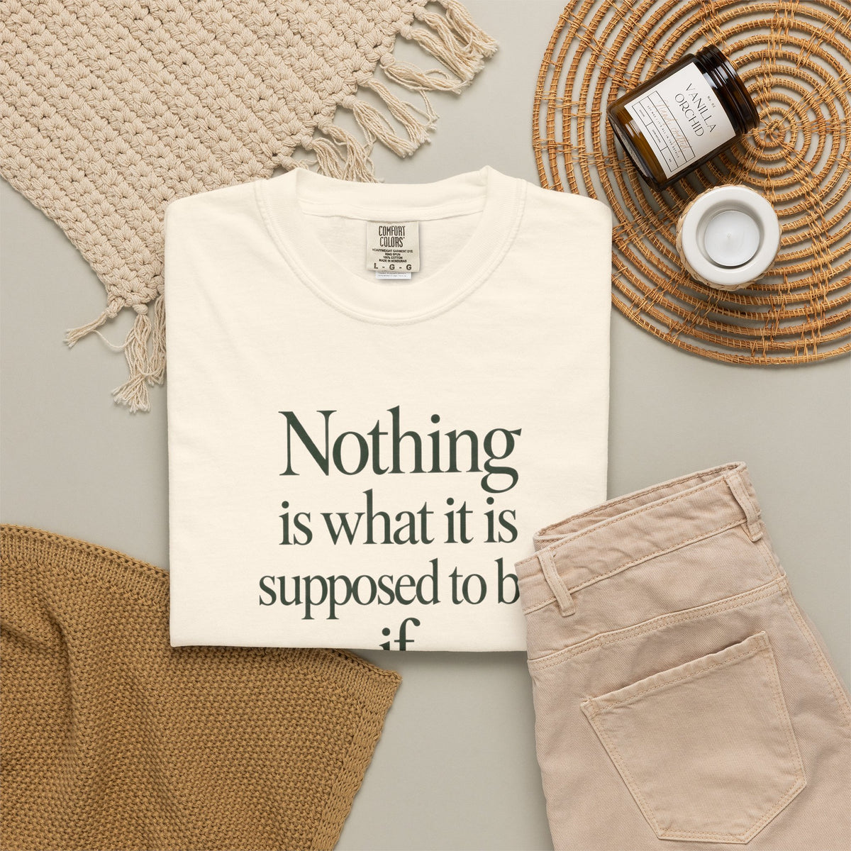 Nothing Is What It Is T-Shirt — "If Love Is Not at the Core" Inspirational Tee