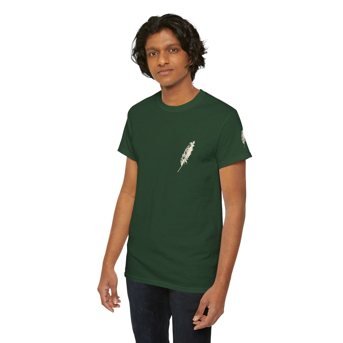 Literary Quote Tee — “One could almost hear the sound of stones dropping to the ground.”