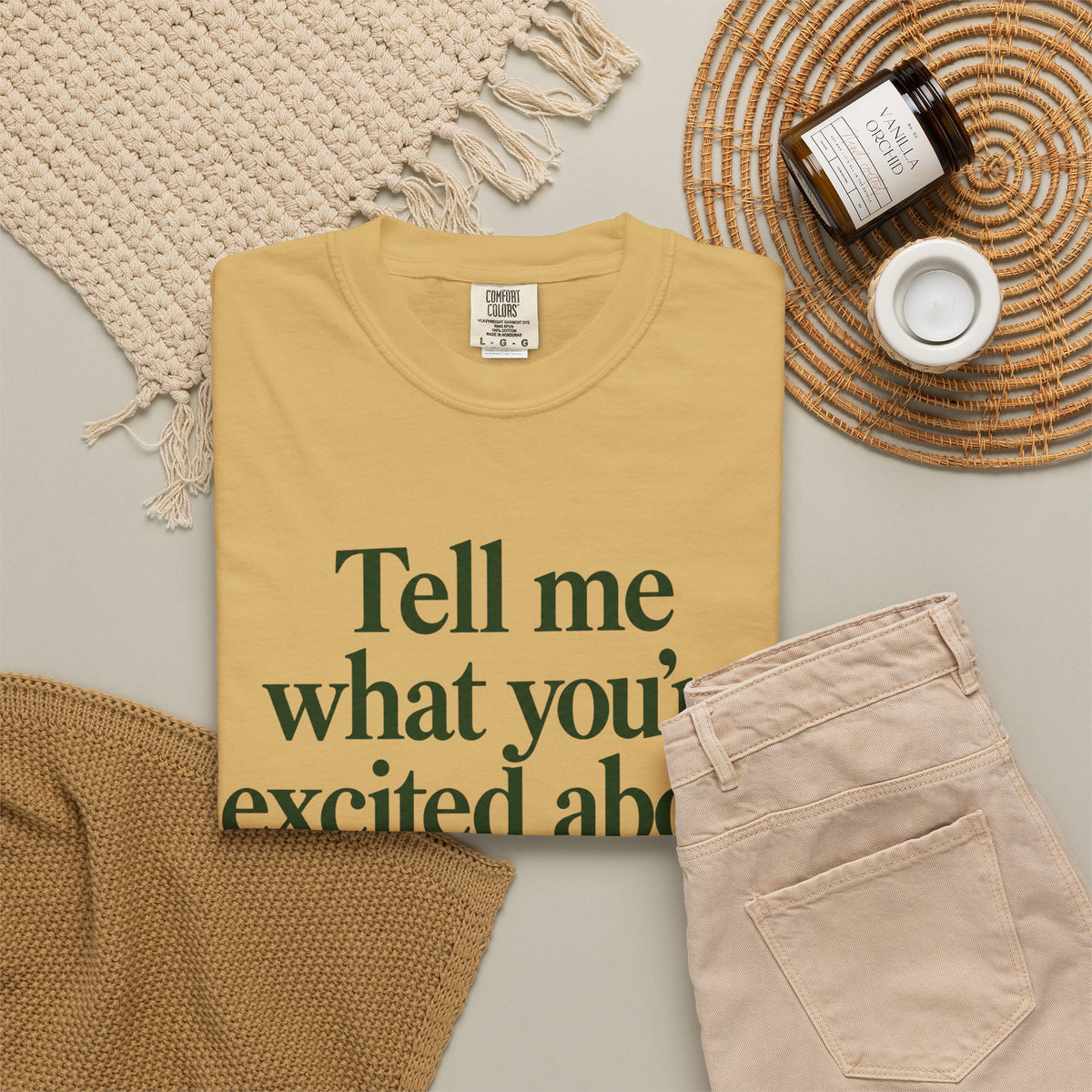 Tell Me What You’re Excited About Tee — 'Big Dreams Matter' Inspirational T-Shirt