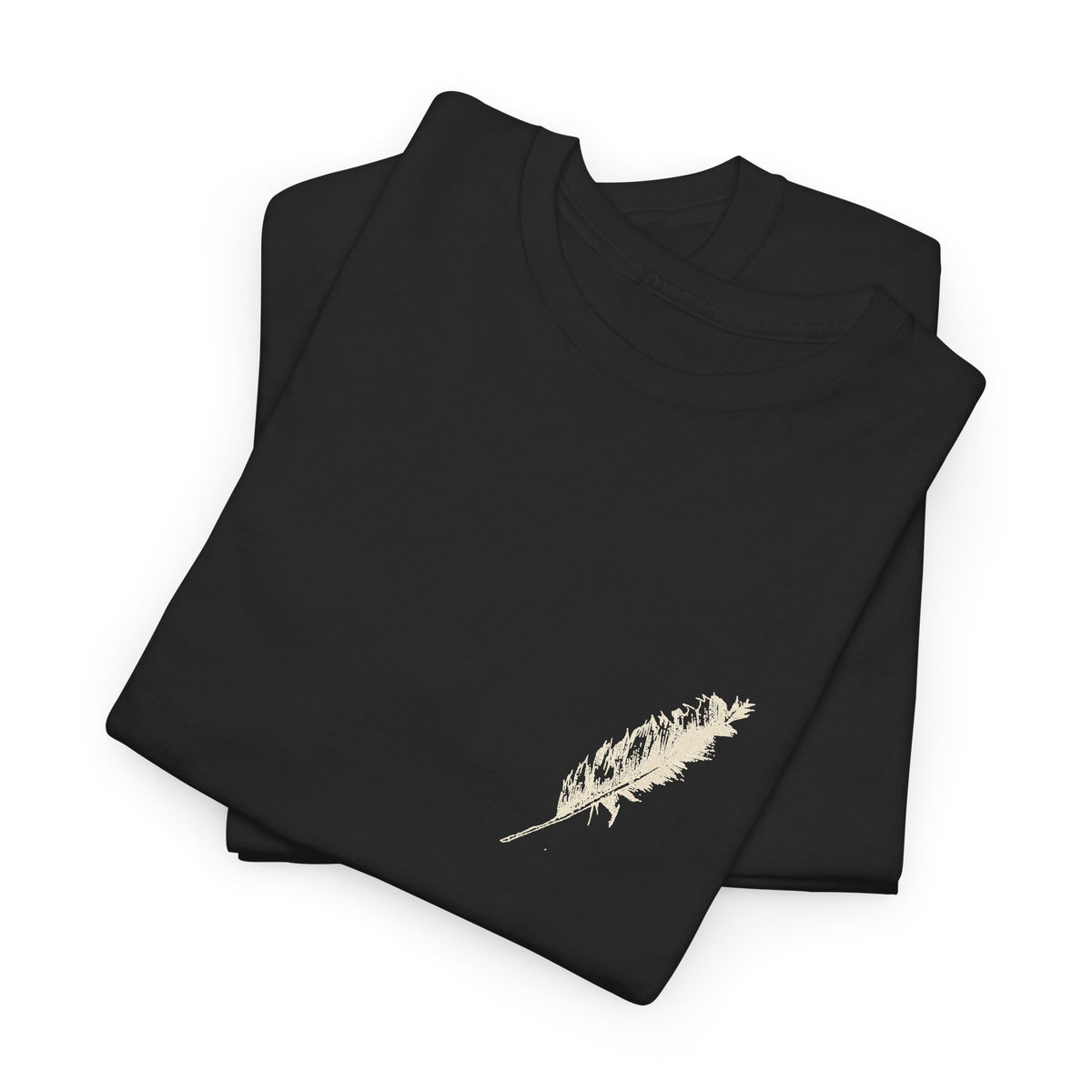 Literary Quote Tee — “One could almost hear the sound of stones dropping to the ground.”