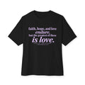 Faith Hope Love Tee — 1 Corinthians Inspirational Christian T‑Shirt