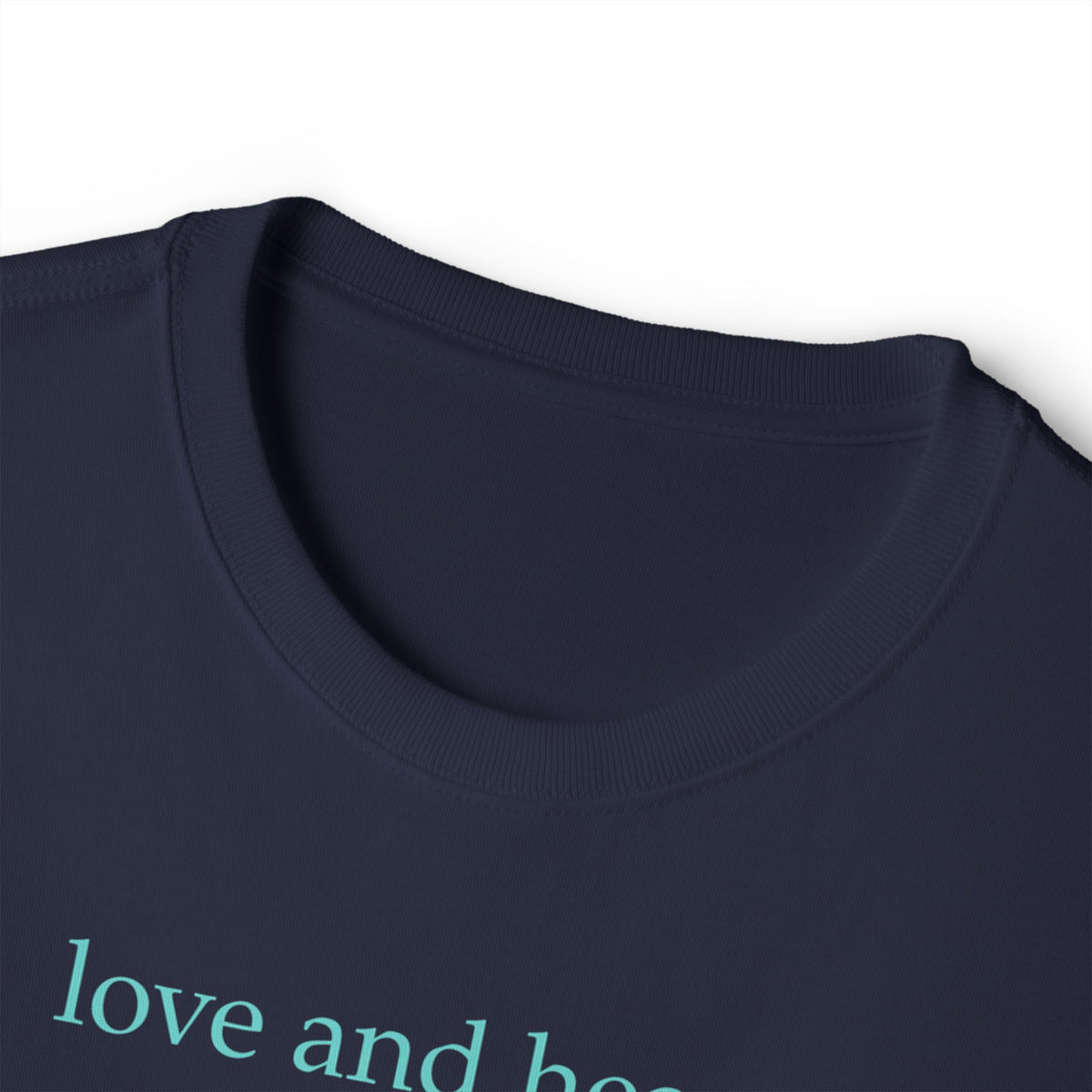Inspirational Quote Tee — “love and heaven and forgiveness…” Boxy T-Shirt