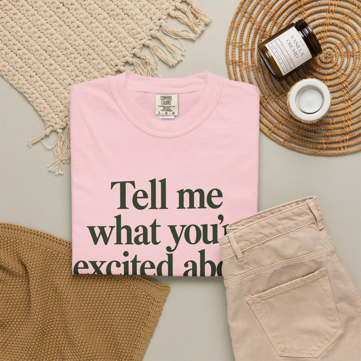 Tell Me What You’re Excited About Tee — 'Big Dreams Matter' Inspirational T-Shirt