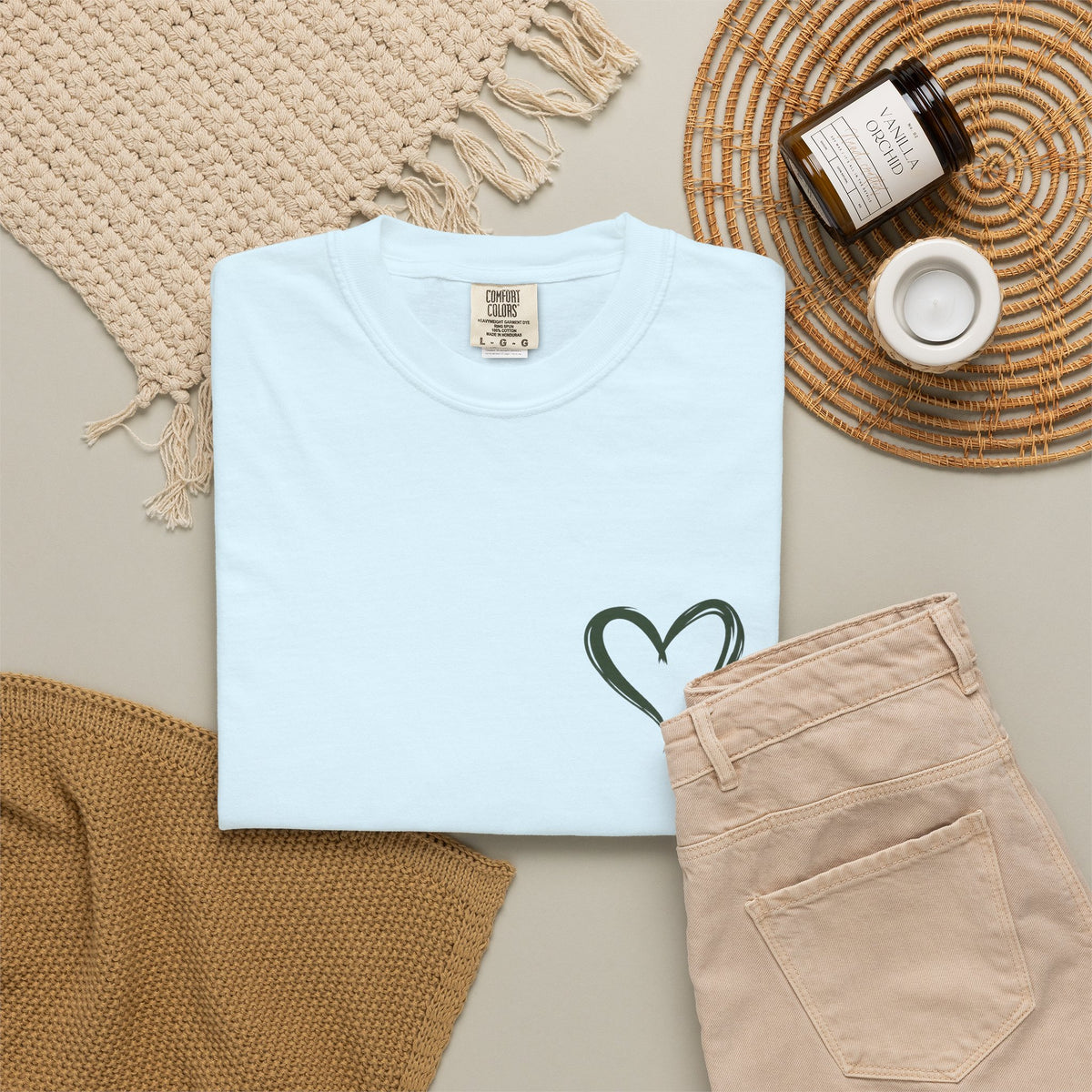 T‑Shirt — 'Tap My Shoulder' Heart Tee (If You Need A Prayer Today)