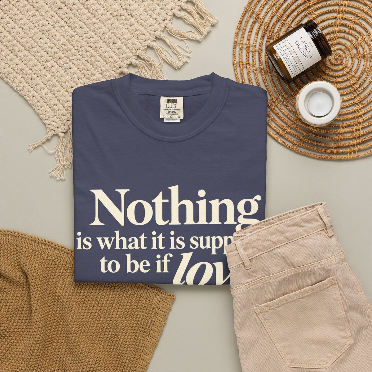 T-Shirt — “Nothing is what it is supposed to be if love is not at the core.” Inspirational Quote Tee