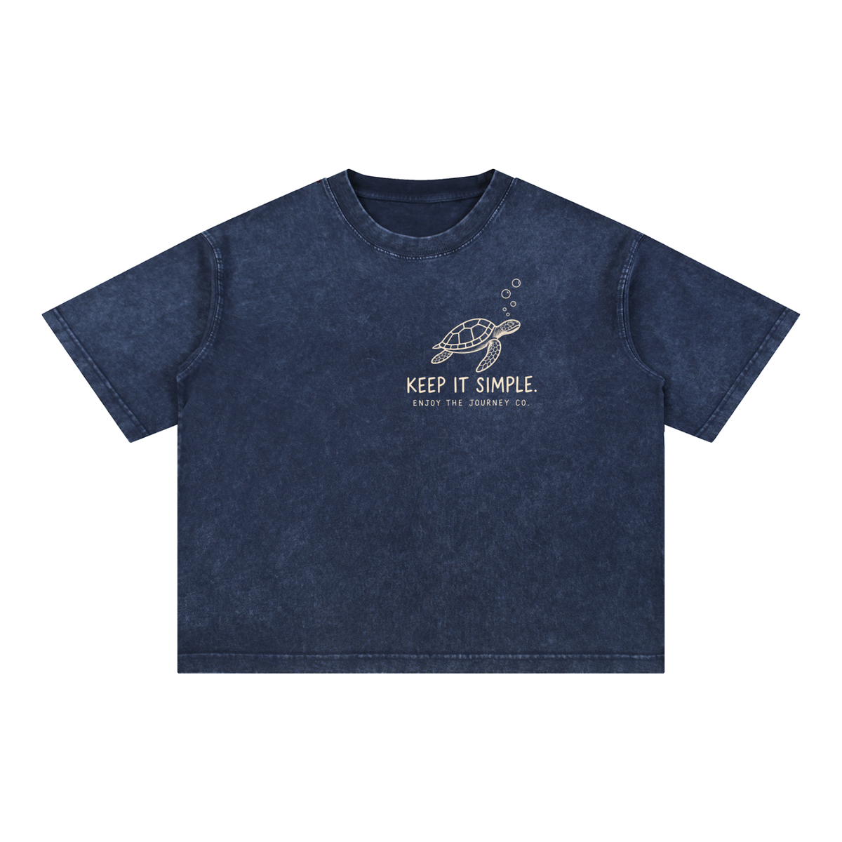 Mineral Wash Boxy Cotton T-Shirt