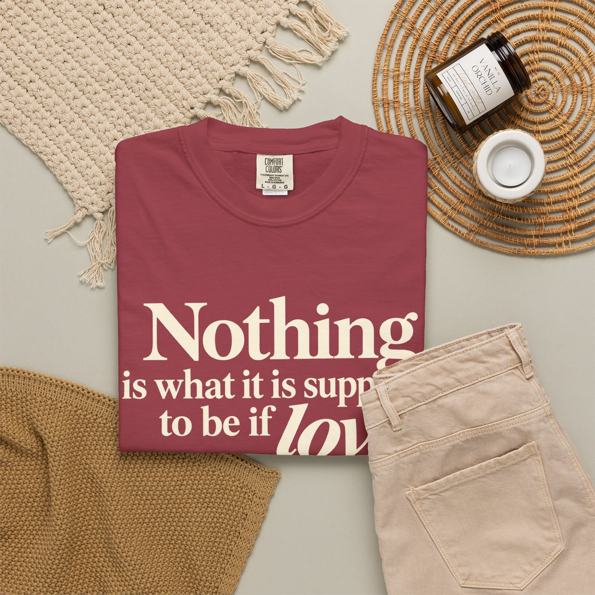 T-Shirt — “Nothing is what it is supposed to be if love is not at the core.” Inspirational Quote Tee