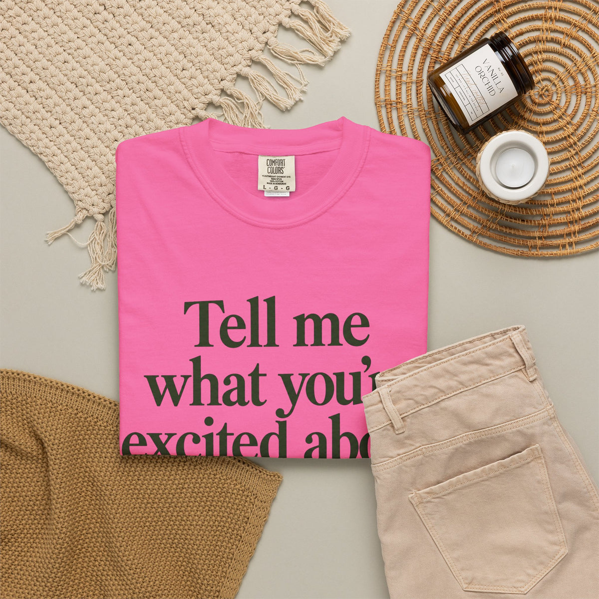 Tell Me What You’re Excited About Tee — 'Big Dreams Matter' Inspirational T-Shirt