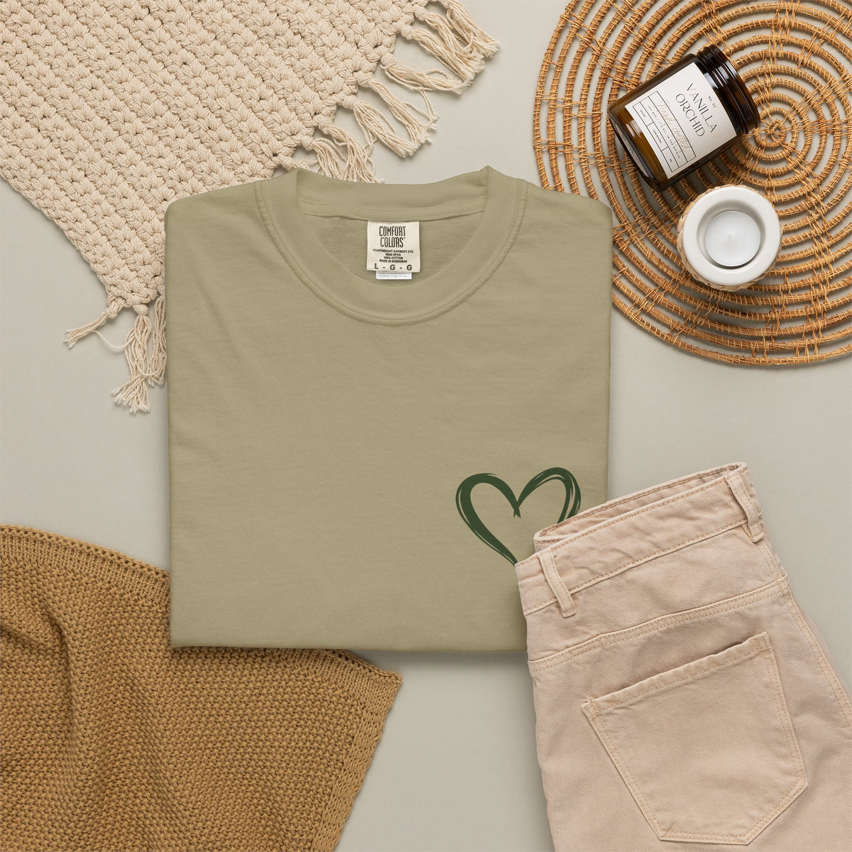 T‑Shirt — 'Tap My Shoulder' Heart Tee (If You Need A Prayer Today)