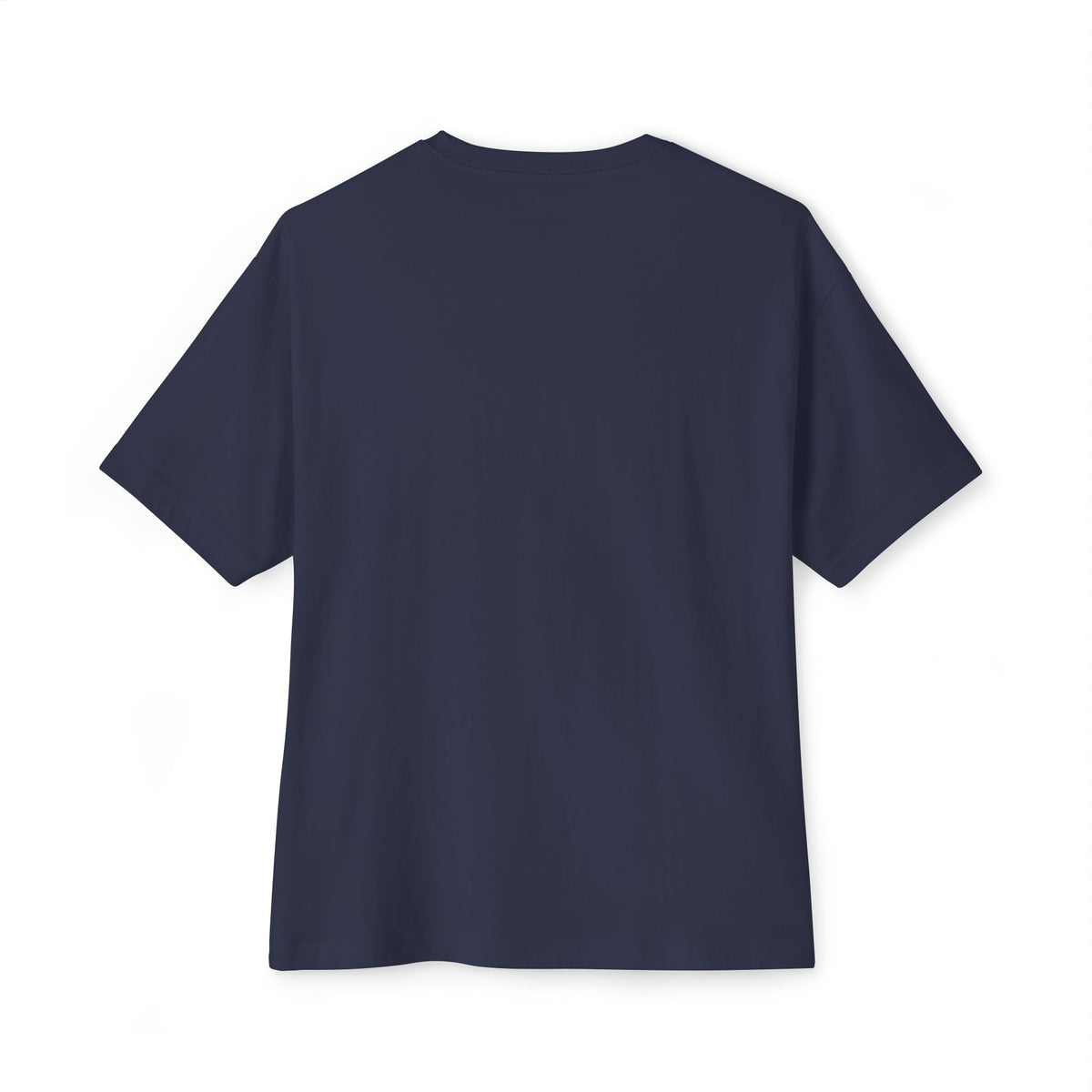 Boxy Oversized Tee — Minimal White Crewneck