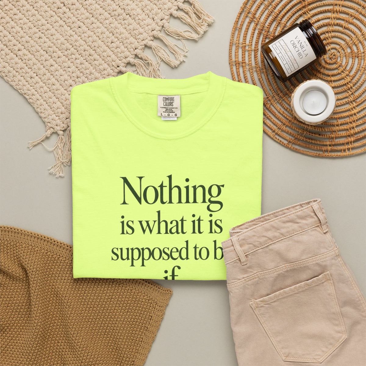 Nothing Is What It Is T-Shirt — "If Love Is Not at the Core" Inspirational Tee