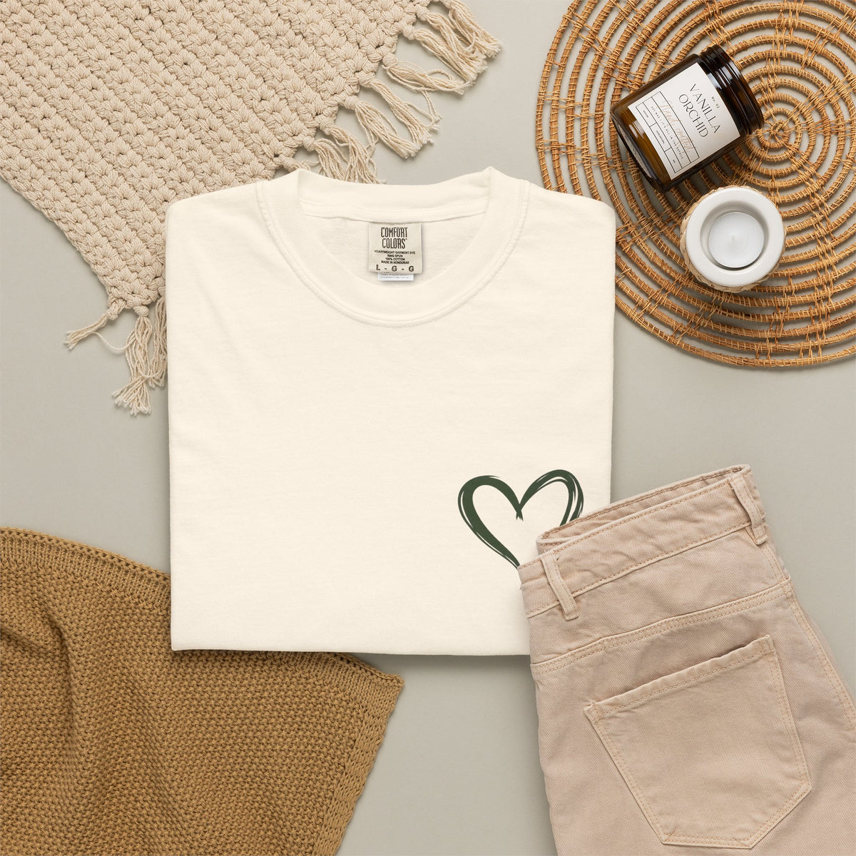 T‑Shirt — 'Tap My Shoulder' Heart Tee (If You Need A Prayer Today)