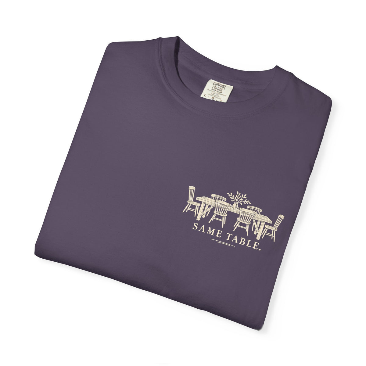 Same Table Different Stories T-Shirt — Inspirational Community Quote Tee
