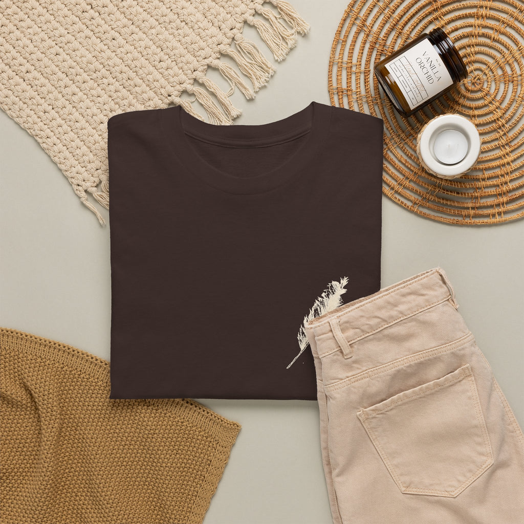 Literary Quote Tee — “One could almost hear the sound of stones dropping to the ground.”