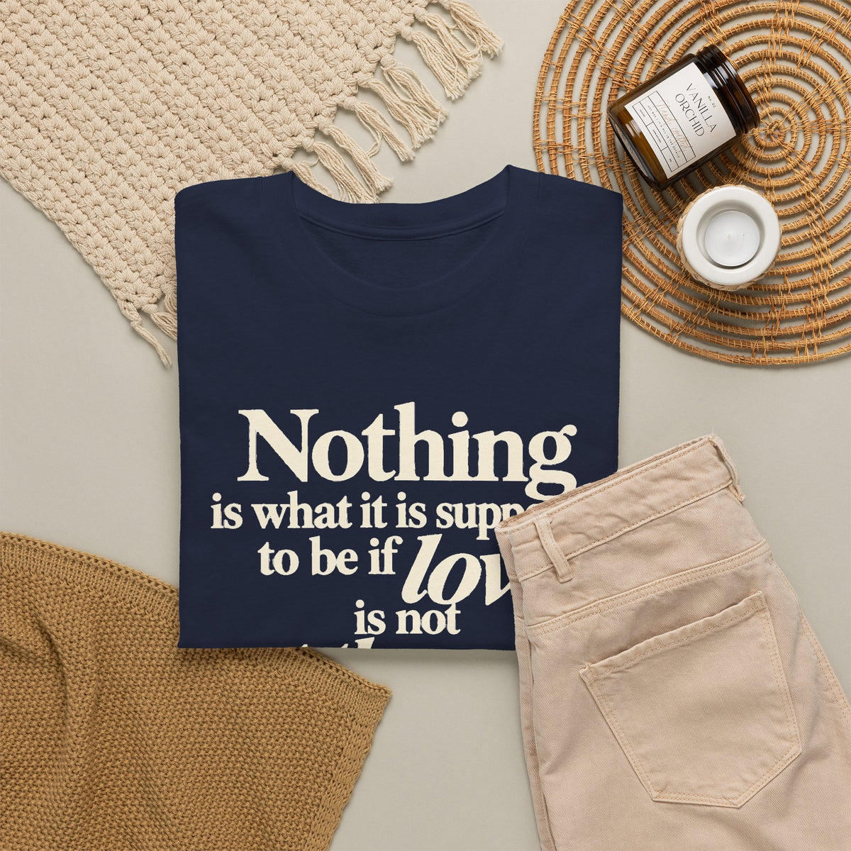T-Shirt — “Nothing is what it is supposed to be if love is not at the core.” Inspirational Quote Tee