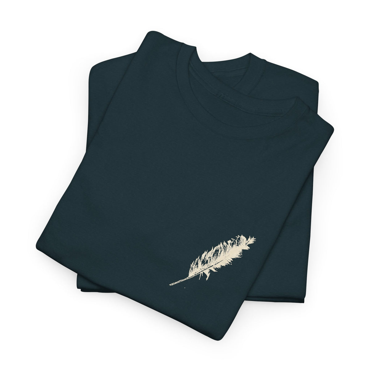 Literary Quote Tee — “One could almost hear the sound of stones dropping to the ground.”