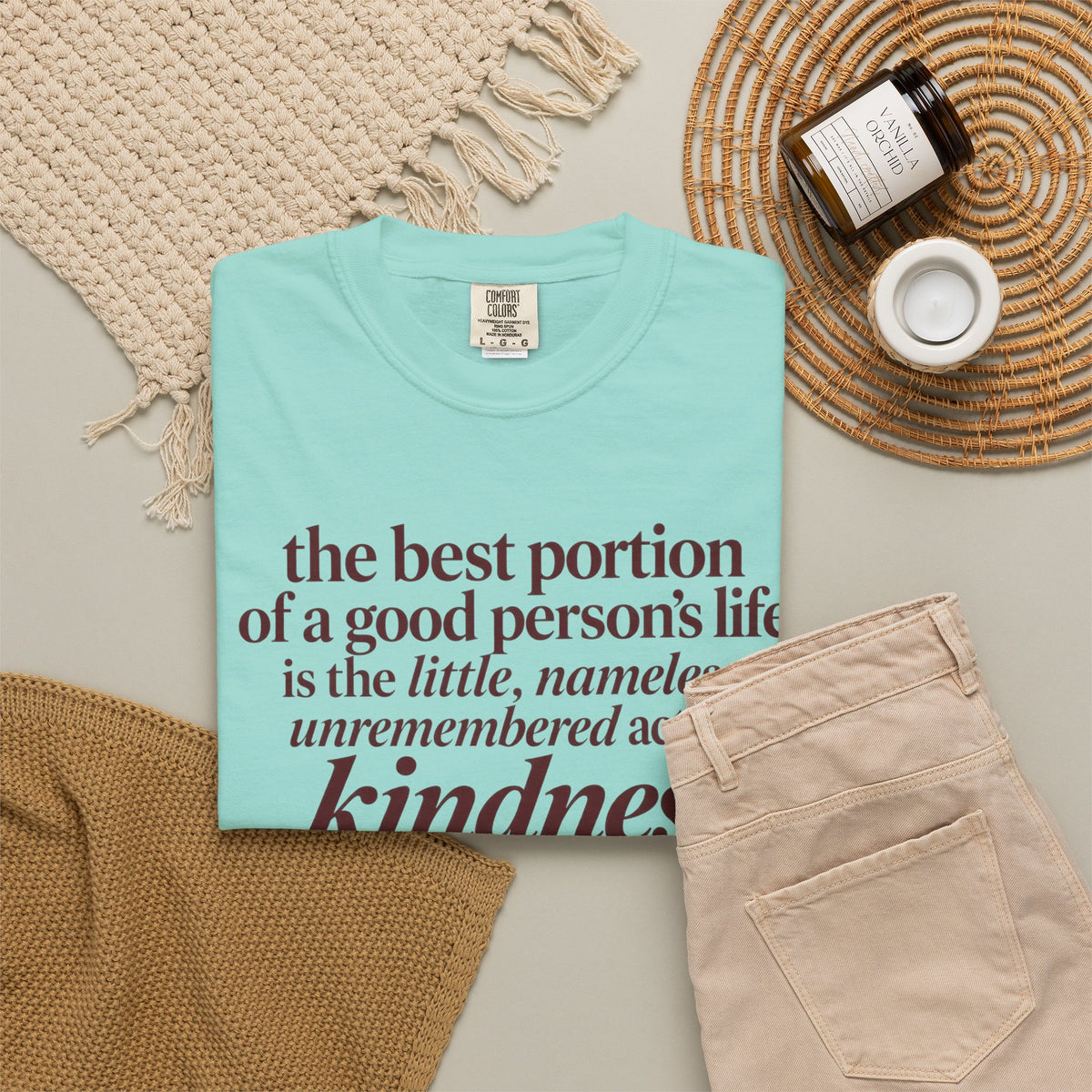 Kindness & Love Quote T-Shirt — Inspirational Allen Lacy Quote Tee