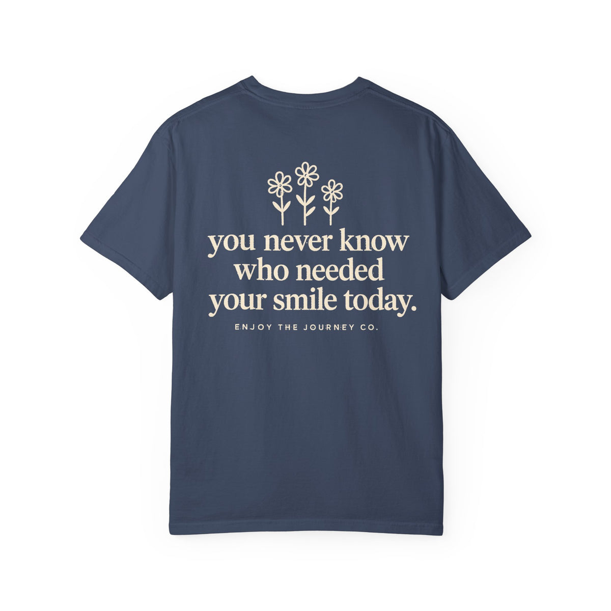 Inspirational Smile T-Shirt — “Be a reason someone smiles today” Motivational Tee