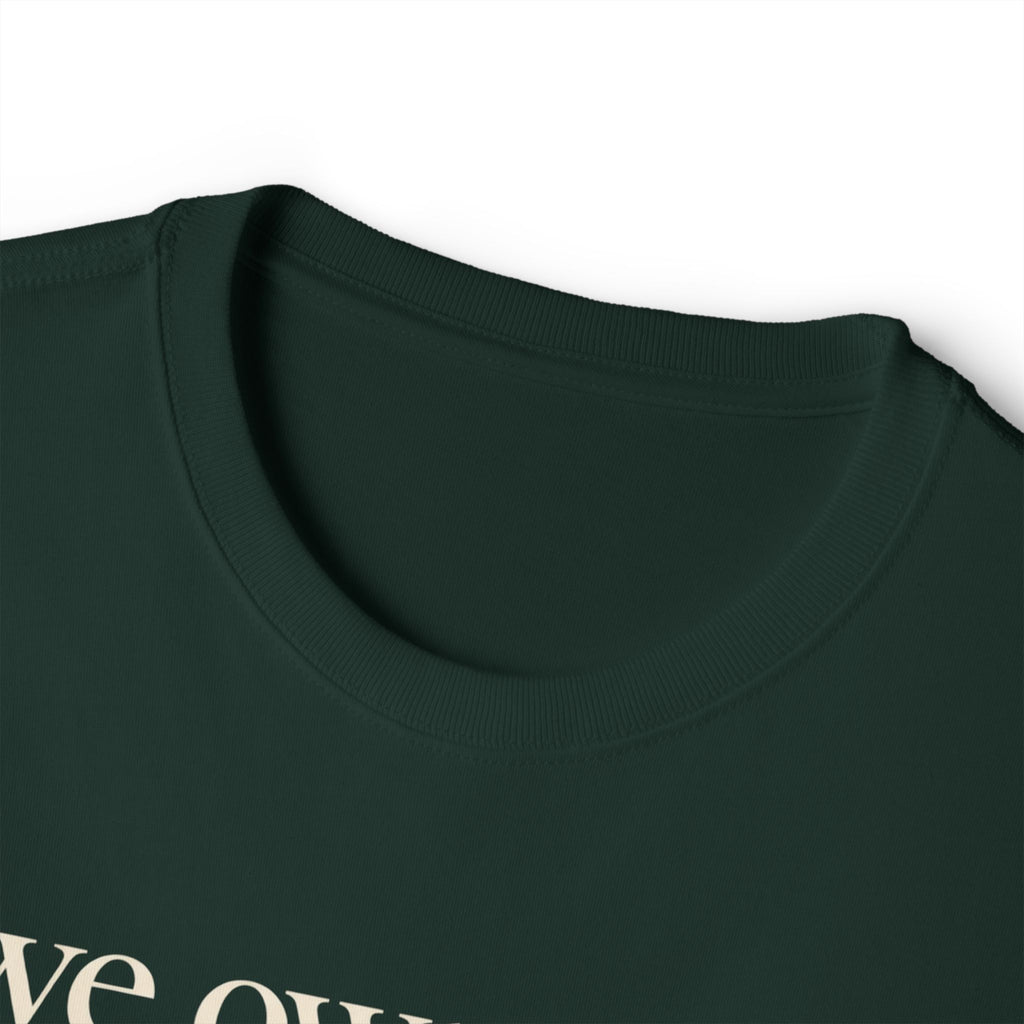 Boxy Tee — "we own all of the world's hurt together." Inspirational Graphic Shirt