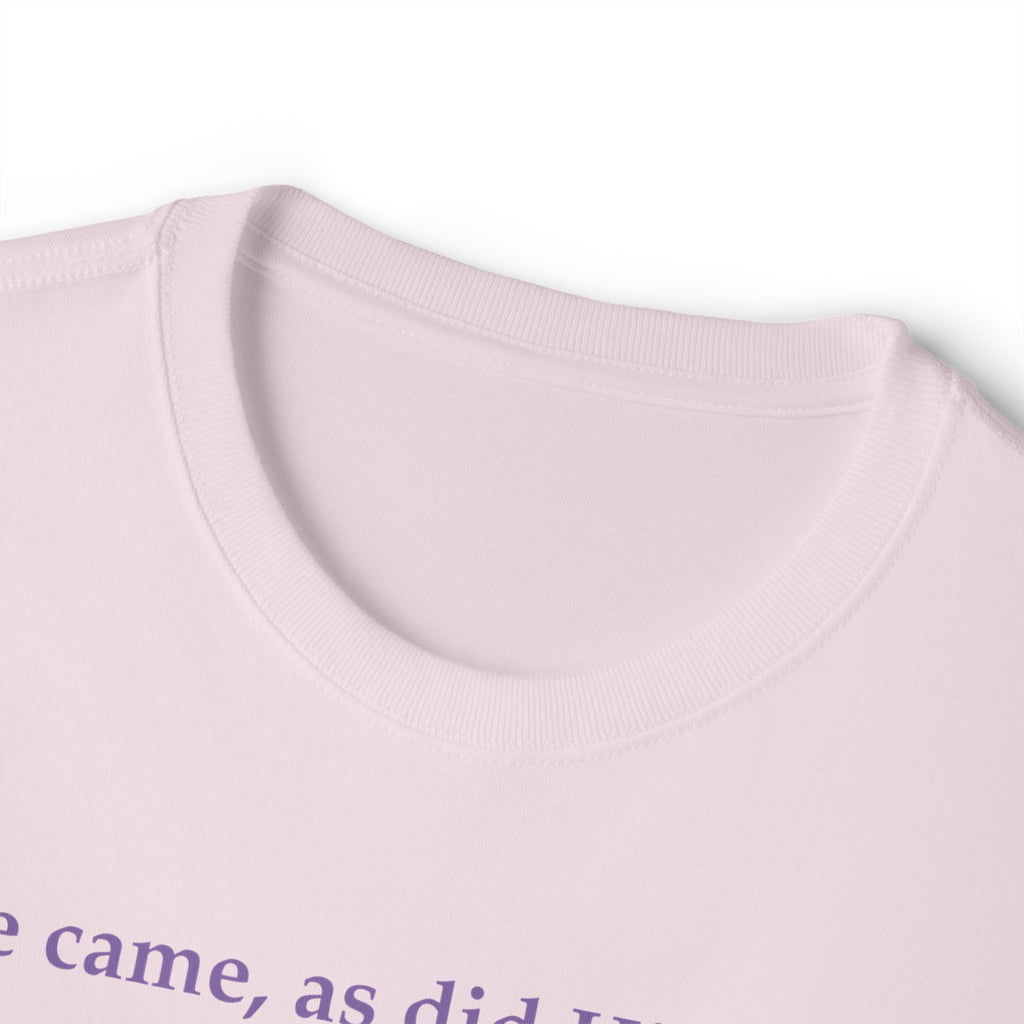 Boxy Tee — "He Came, As Did His Lord: Not to Be Served, But to Serve" Christian Graphic Shirt