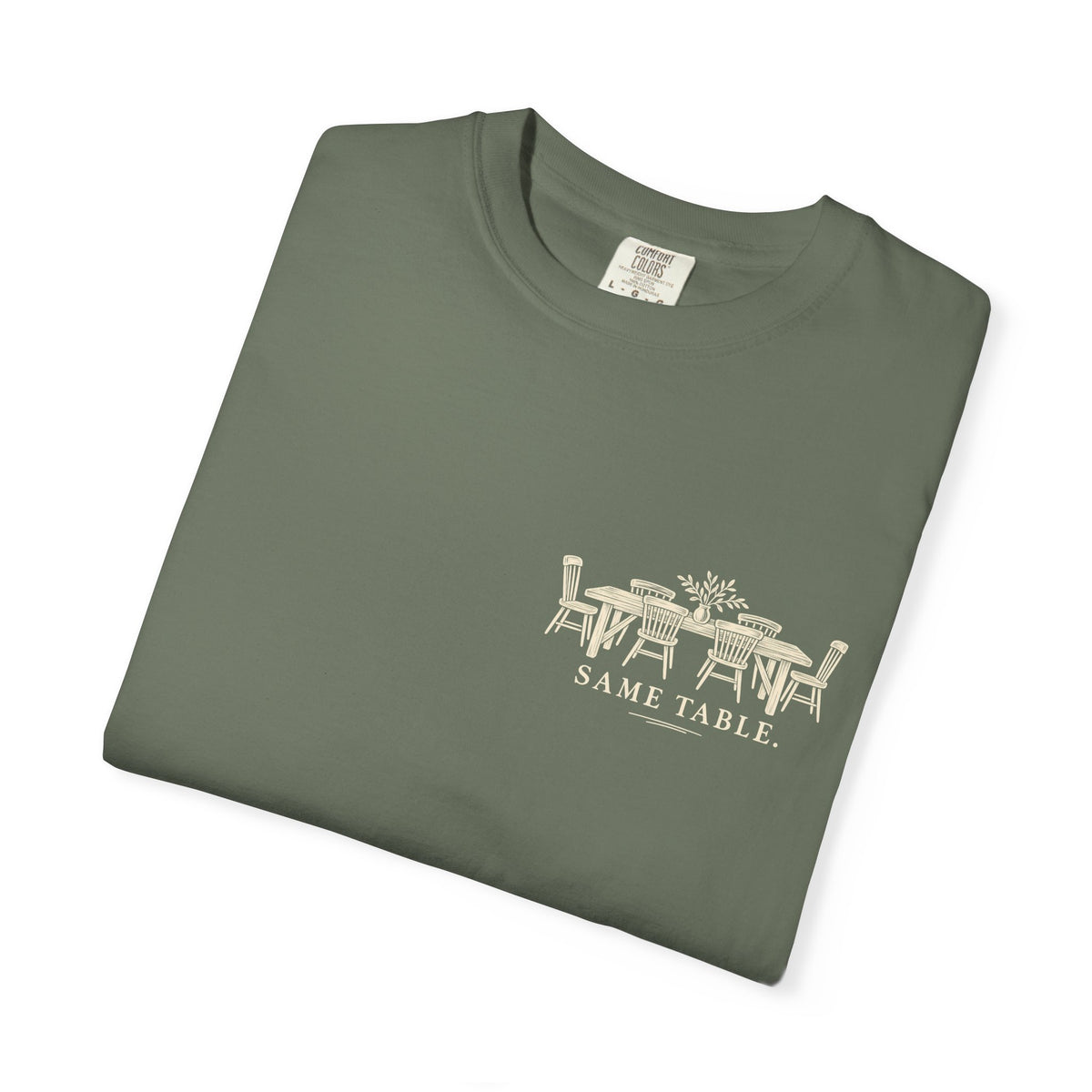 Same Table Different Stories T-Shirt — Inspirational Community Quote Tee