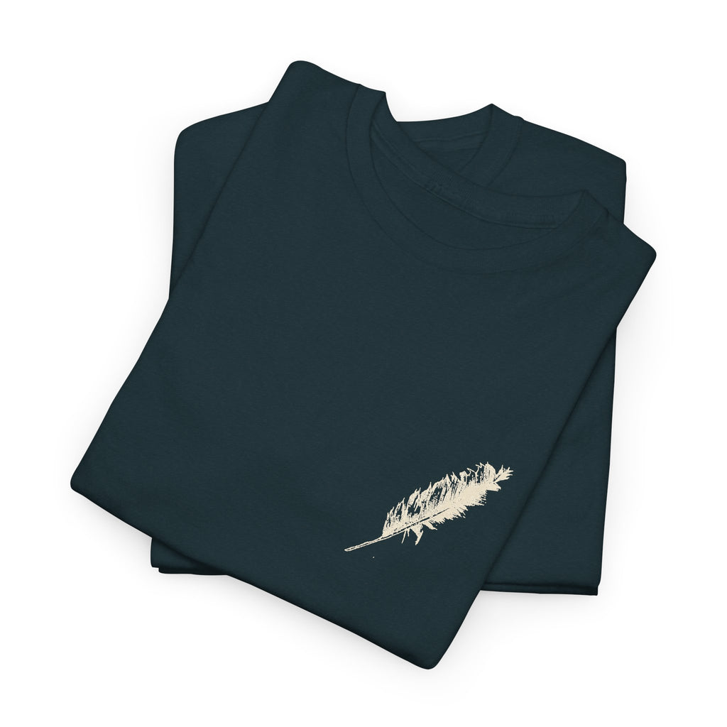 Love In It T-Shirt — Inspirational Quote Tee with Feather Accent